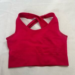 Pink alphalete sports bra